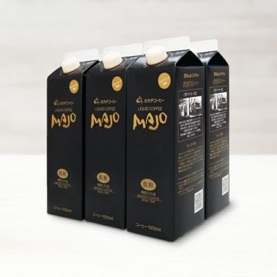 MAJOリキッドコーヒー<br>低糖　1箱（6本入) <br>【1本=1000ml】