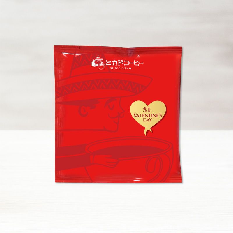 【数量限定】ドリップバッグバレンタインコーヒー2026　単品〈1枚：10ｇ〉