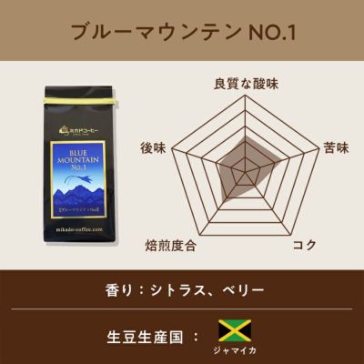 ジャマイカコーヒー ブルーマウンテンNO.1 豆・粉 100g