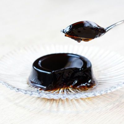 コーヒーゼリー コーヒーゼリーアフォガード始まりました。 スペシャルティー